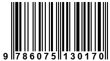 Código de Barras de '.9786075130170.'