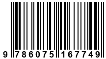 Código de Barras de '.9786075167749.'
