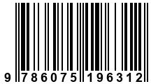 Código de Barras de '.9786075196312.'