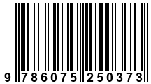 Código de Barras de '.9786075250373.'