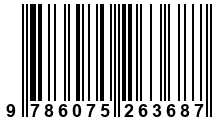 Código de Barras de '.9786075263687.'