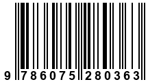 Código de Barras de '.9786075280363.'