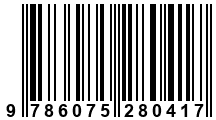 Código de Barras de '.9786075280417.'