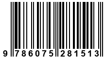 Código de Barras de '.9786075281513.'