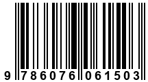 Código de Barras de '.9786076061503.'