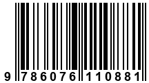 Código de Barras de '.9786076110881.'