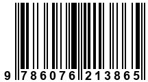 Código de Barras de '.9786076213865.'