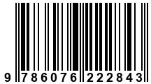 Código de Barras de '.9786076222843.'