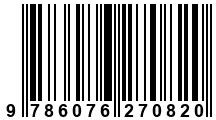 Código de Barras de '.9786076270820.'
