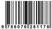 Código de Barras de '.9786076281178.'