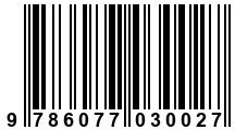 Código de Barras de '.9786077030027.'