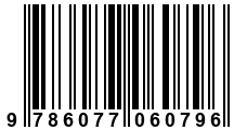 Código de Barras de '.9786077060796.'