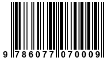 Código de Barras de '.9786077070009.'