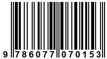 Código de Barras de '.9786077070153.'