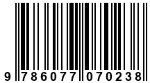 Código de Barras de '.9786077070238.'