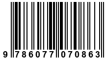 Código de Barras de '.9786077070863.'