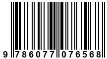 Código de Barras de '.9786077076568.'