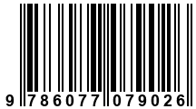 Código de Barras de '.9786077079026.'