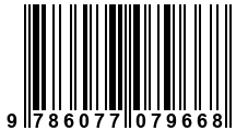 Código de Barras de '.9786077079668.'
