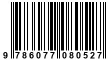 Código de Barras de '.9786077080527.'
