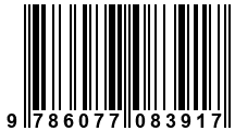 Código de Barras de '.9786077083917.'