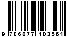 Código de Barras de '.9786077103561.'