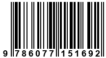 Código de Barras de '.9786077151692.'