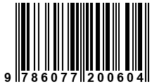 Código de Barras de '.9786077200604.'