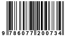 Código de Barras de '.9786077200734.'
