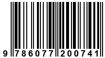 Código de Barras de '.9786077200741.'