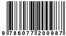 Código de Barras de '.9786077200987.'