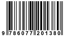 Código de Barras de '.9786077201380.'