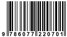 Código de Barras de '.9786077220701.'