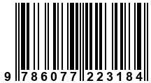 Código de Barras de '.9786077223184.'