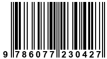 Código de Barras de '.9786077230427.'