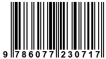 Código de Barras de '.9786077230717.'