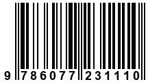 Código de Barras de '.9786077231110.'