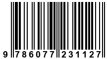 Código de Barras de '.9786077231127.'