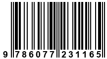 Código de Barras de '.9786077231165.'