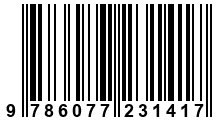 Código de Barras de '.9786077231417.'