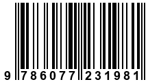Código de Barras de '.9786077231981.'