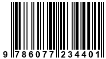 Código de Barras de '.9786077234401.'