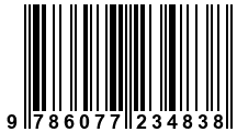 Código de Barras de '.9786077234838.'