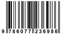 Código de Barras de '.9786077236986.'