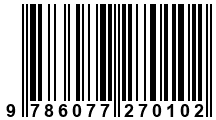 Código de Barras de '.9786077270102.'