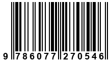 Código de Barras de '.9786077270546.'