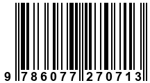 Código de Barras de '.9786077270713.'