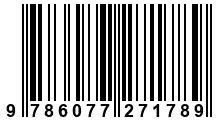 Código de Barras de '.9786077271789.'