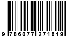 Código de Barras de '.9786077271819.'