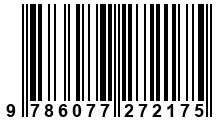 Código de Barras de '.9786077272175.'